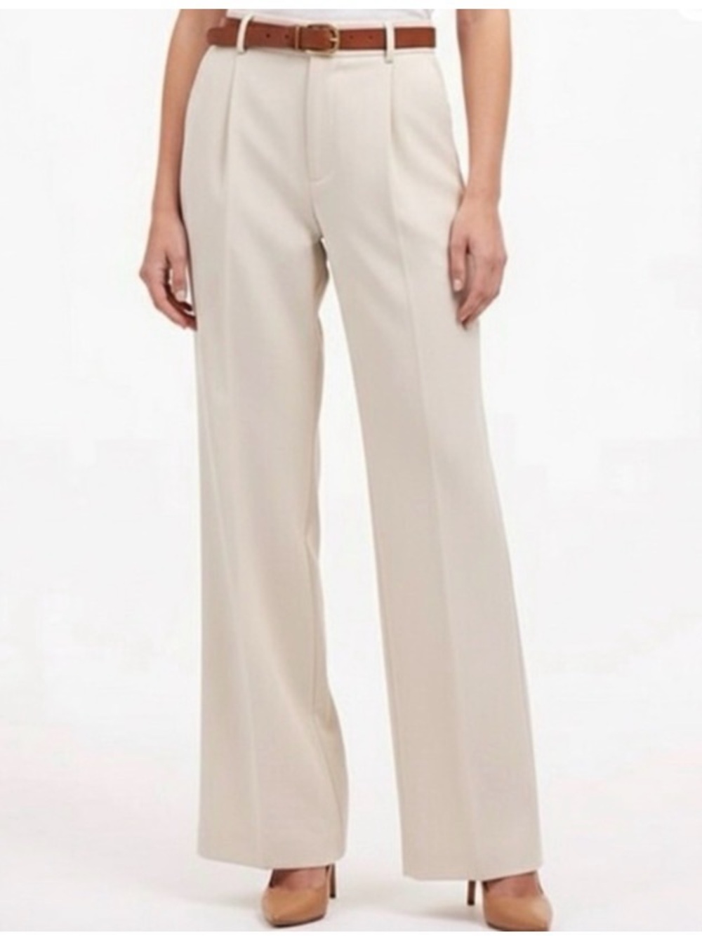 Madewell Slouchy Straight Drapey Twill Pants - 6P - Picture 1 of 5